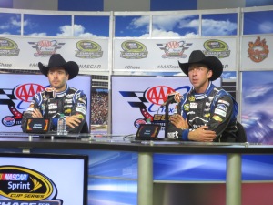 Jimmie & Chad post-race