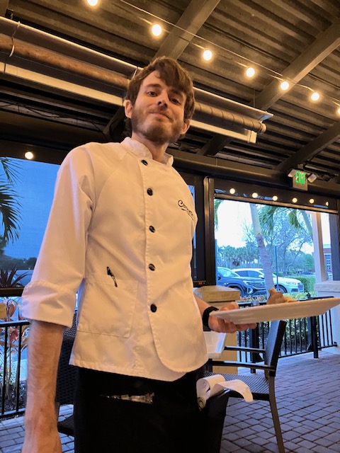 Our waiter Nash